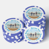 Persoonlijke Foto Pokerfiches en Aangepaste Tekst Poker Chips (Opstapeling)