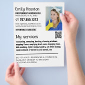 Persoonlijke foto, portier, huishoudster flyer (Hand)