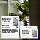 Persoonlijke foto, portier, huishoudster flyer<br><div class="desc">Gepersonaliseerde Foto,  portier,  Adverteren door de winkel van het Visitekaartje.</div>