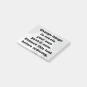 Persoonlijke foto post-it nota post-it® notes (Schuin)