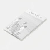 Persoonlijke foto Post-it® notes 4x6 Familienaam2 (Schuin)