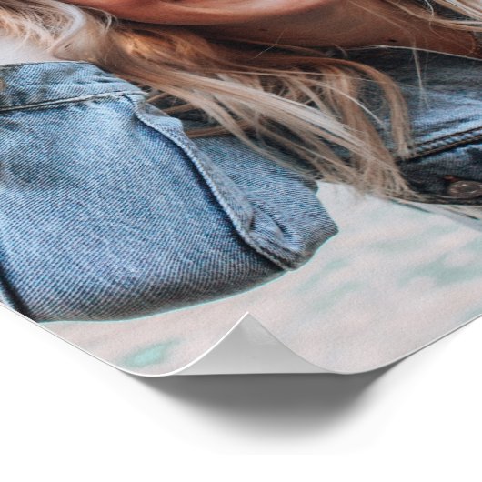 Persoonlijke foto poster (Hoek)