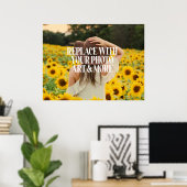 Persoonlijke foto poster (Thuiskantoor)