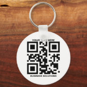 Persoonlijke foto-QR-code en/of Logo koffie-Mok Sleutelhanger (Voorkant)