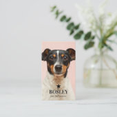 Persoonlijke foto QR Code Sociale media Visitekaartje (Staand voorkant)