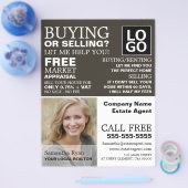 Persoonlijke foto, Realtor, Estate Agent Flyer (Enkel)