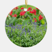 Persoonlijke foto rondom keramische versiering keramisch ornament (Voorkant)