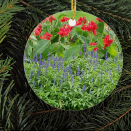 Persoonlijke foto rondom keramische versiering keramisch ornament