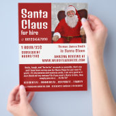 Persoonlijke foto, Santa Claus Entertainer Flyer (Hand)