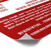 Persoonlijke foto, Santa Claus Entertainer Poster (Hoek)