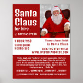 Persoonlijke foto, Santa Claus Entertainer Poster (Voorkant)