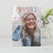 Persoonlijke foto save the date (Staand voorkant)