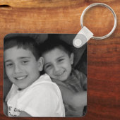 Persoonlijke foto sleutelhanger (Achterkant)