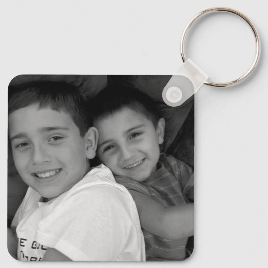 Persoonlijke foto sleutelhanger (Achterkant)