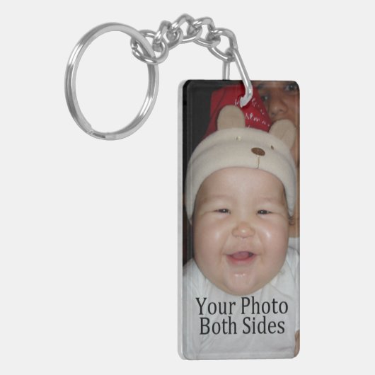 Persoonlijke foto sleutelhanger (Voorkant Links)