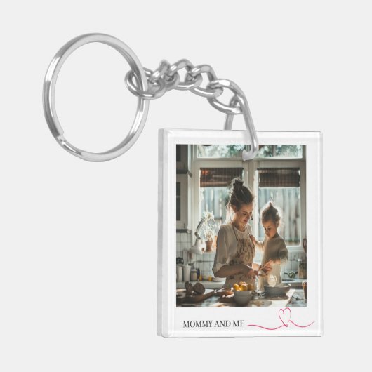 Persoonlijke foto sleutelhanger (Voorkant Links)
