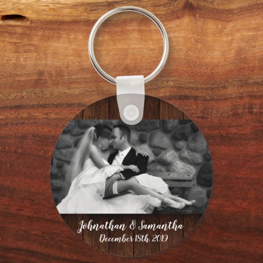 Persoonlijke foto Sleutelhanger Barn Wood Country  (Voorkant)