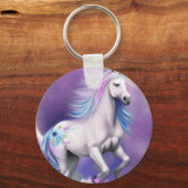 Persoonlijke foto-Sleutelhanger Dog Unicorn Lover Sleutelhanger (Voorkant)