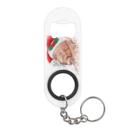 Persoonlijke foto sleutelhanger flessenopener (Achterkant)