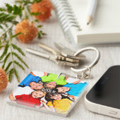 Persoonlijke foto-Sleutelhanger Sleutelhanger (Voorkant Rechts)