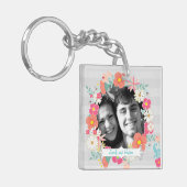 Persoonlijke foto-Sleutelhanger Sleutelhanger (Voorkant Links)