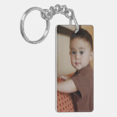 Persoonlijke foto-Sleutelhanger Sleutelhanger (Voorkant Links)