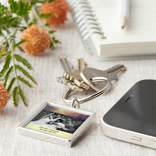 Persoonlijke foto Sleutelhanger Sunrise Pathway Wa (Zijkant)