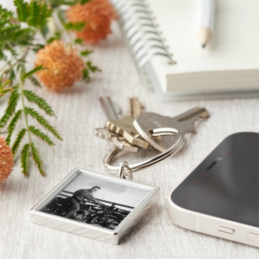 Persoonlijke foto-Sleutelhangers Sleutelhanger (Zijkant)