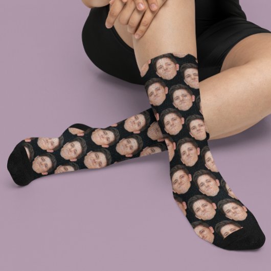 Persoonlijke foto-Sokken van Funny Face in Jet Bla Sokken