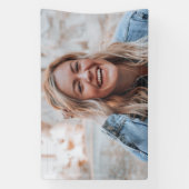 Persoonlijke foto spandoek (Verticaal)