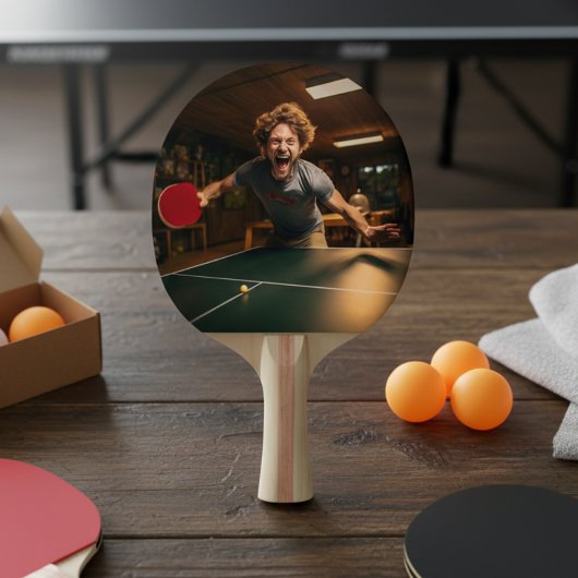 Persoonlijke Foto Sport Speler Tafeltennisbatje
