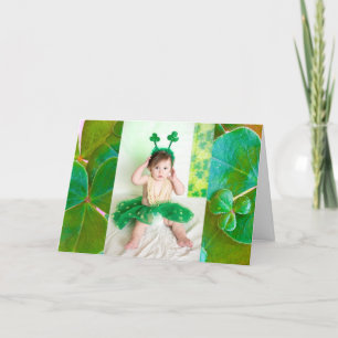 Persoonlijke foto St Patrick's Day Card Kaart