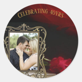 Persoonlijke FOTO Stickers - Ruby Love ROSE Thema