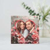 Persoonlijke foto | Stijldans Valentijnsdag Kaart (Staand voorkant)