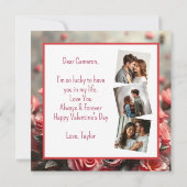 Persoonlijke foto | Stoomtech Valentijnsdag Kaart (Achterkant)