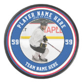 Persoonlijke foto | Team Ice Hockey Puck (Voorkant)