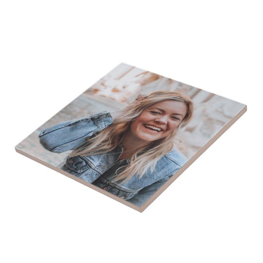 Persoonlijke foto tegeltje (Zijkant)