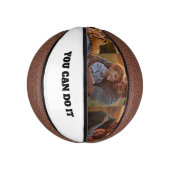 Persoonlijke foto & tekst mini basketbal (Verticaal)