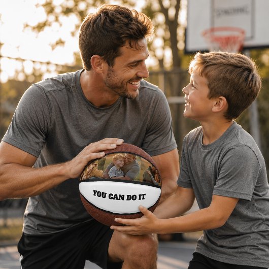 Persoonlijke foto & tekst mini basketbal