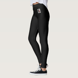 Persoonlijke foto tekst op maat voor poezenmoeder, leggings