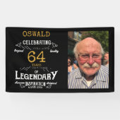 Persoonlijke foto Template vader verjaardag Spandoek (Horizontaal)