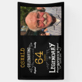 Persoonlijke foto Template vader verjaardag Spandoek (Verticaal)