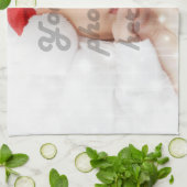 Persoonlijke foto theedoek (Gevouwen)