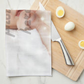 Persoonlijke foto theedoek (Quarter Fold)