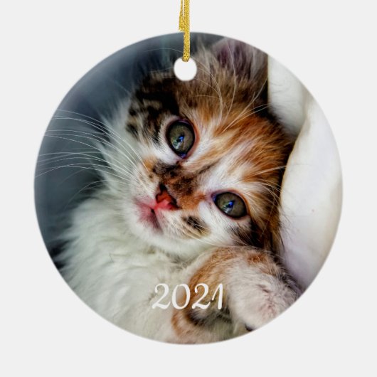 Persoonlijke foto-toetsenbord voor voetstuk keramisch ornament (Achterkant)