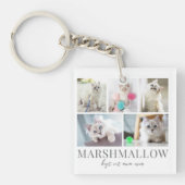 Persoonlijke foto-toetsenbord voor voetstuk sleutelhanger (Voorkant)