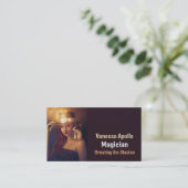 Persoonlijke foto, tovenaar visitekaartje (Staand voorkant)