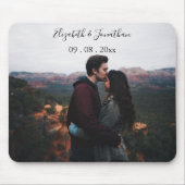 Persoonlijke foto trouwfeest muismat (Voorkant)