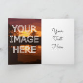Persoonlijke foto-upload verjaardag kaart (Binnen)