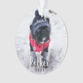 Persoonlijke foto-uppy Holiday Ornament (voorkant)